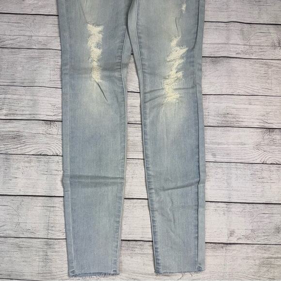 PacSun NWT Women's Perfect Fit Ankle Jeggings Super Stretch Light Wash Size 25 - Picture 5 of 12